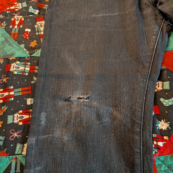 Tom Ford Distressed Men's Faded Black Jeans Straight Fit 33x30 - Picture 11 of 11